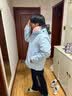 拓路者朱雀冲锋衣女三合一秋季防风防水保暖外套户外旅行连帽登山服团购 冰川蓝 抓绒两件套 2XL 实拍图