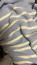 ubras加绒睡衣冬女家居服套装情侣可外穿慕斯条纹舒适居家 奶盐蓝色-女士套装 L 实拍图