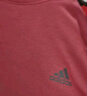 adidas情侣款宽松抓绒圆领长袖卫衣套头衫男女秋季阿迪达斯轻运动 红色/黑色   3XL 实拍图