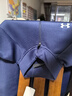 安德玛（Under Armour）男女同款夹克针织运动立领外套健身训练上衣 蓝色409 XXL 实拍图