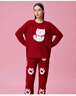 兰卓丽【李一桐同款】本命年红色套装家居服女上下套装睡衣本命年可外穿 朱砂红 L （165） 实拍图