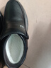 蜻蜓牌【100%全牛皮】男士羊毛保暖商务加绒厚休闲真皮冬季防滑棉皮鞋子 黑色 37 实拍图