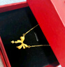 周六福黄金项链女星梦少女心吊坠生日礼物计价A0611998约3.46g40+5cm 实拍图