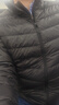 雪中飞男士日常休闲立领羽绒服春季通勤时尚穿搭保暖防寒服纯色百搭外套 黑色 2XL (185) 实拍图