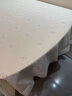 勤美桌布防水防油防烫PVC布艺简约餐桌布台布桌垫  140*180cm NR09米 实拍图