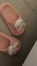 猪爸爸儿童拖鞋女童夏季2025新款室内防滑6-12岁三丽鸥宝宝亲子拖鞋粉16 实拍图