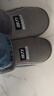 回力室内包跟男士棉拖鞋厚底保暖棉鞋冬季带后跟居家加绒拖鞋女冬 浅灰色 44-45 标准码 实拍图