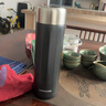 乐扣乐扣（LOCK&LOCK）保温杯车载商务茶水分离便携杯子大容量办公室泡茶杯父亲节礼物 【温度显示款】经典黑 480ml 316L 实拍图