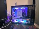 方糖机械大师  酷方 C28脉冲 兼容 MATX/ITX主板机箱  240水冷/仅支持SFX/L电源， 风冷散热/支持ATX14cm电源 活力黄 官方标配 实拍图