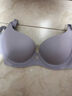 华歌尔（Wacoal）蓝标内衣女文胸轻薄无痕透气舒适聚拢软钢圈文胸罩 WB1452 烟熏紫 80E 实拍图