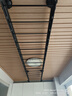 森克·贝尔纳升降晾衣架阳台四杆家用手摇器手动顶装晒衣杆晒被子室内凉衣架 幻夜黑 2.7m 四杆 +18横杆-包安装 实拍图