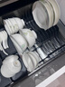 NINE CRANES景德镇碗碟套装家用餐具整套乔迁送礼轻奢金边碗具陶瓷盘子碗礼盒 【56件10人套装】礼盒装 实拍图