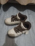 奥古狮登（Agsdon）板鞋女春秋高帮加绒加厚鞋子女保暖运动棉鞋 134282 米卡其 37 实拍图
