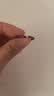 若华（RUOHUA）2-3mm18K黄金红宝石戒指女彩宝串珠弹力戒指生日礼物 至简16号 实拍图