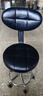 科润吧台椅升降酒吧椅子家用靠背凳前台滑轮椅美容理发座椅实验室转椅 【3级气杆-靠背款】油蜡皮-黑色 顺滑静音万向轮（不磨地板） 实拍图