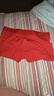 莫代尔本命年大红男士内裤男纯棉10A抗菌宽松平角裤结婚喜骐骥红短裤头 实拍图