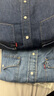 Levi's李维斯女士美式经典翻领时尚宽松简约舒适蓝色上衣牛仔衬衫 深蓝色 86832-0017 S 实拍图