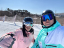 SooGree滑雪镜滑雪护目镜骑行防风镜户外登山眼镜男女儿童滑雪装备护具 儿童款白框炫彩（3-8岁适用） 实拍图