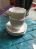 心去處羊脂玉瓷白瓷花瓣杯垫纯手工品茗杯防烫隔热杯托茶垫陶瓷茶具茶道 羊脂玉花瓣杯垫（单个） 实拍图