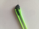 三木（SUNWOOD）大号美工刀/自带拆刀器/裁纸刀/壁纸刀/手动锁扣  绿色 91025 实拍图