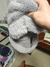 浩冠（HAOGUAN）帽子女士秋冬季毛线帽新款保暖骑车防风面罩防寒加厚护颈围巾一体 灰色 均码有弹性 实拍图