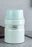 膳魔师（THERMOS）焖烧杯不锈钢保温户外露营便携学生带餐焖粥杯可定制TCLF 【热卖推荐】绿色 520ml 实拍图