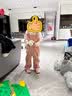 嘟嘟家【百搭条纹】宝宝打底衫冬装男童保暖洋气长袖T恤女童高领上衣潮 粉白色 110 实拍图