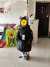 帕西爷爷儿童羽绒服加厚中长2025新款外套宝宝婴男女大防风保暖冬装2367A 黑色 110 实拍图