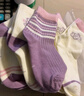 邑棉儿童袜子秋冬季新疆棉抗菌女孩大童青少年学生宝宝袜中筒袜5双tt 实拍图