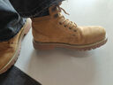 海澜之家HLA马丁靴男鞋大黄靴工装鞋子男HAAGZM4EAZ294 黄色加绒款43 实拍图