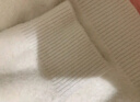 GENIOLAMODE森马集团加绒毛衣男士冬季加厚羊绒打底毛线针织衫男装 米白 2XL 实拍图