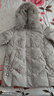 雪中飞妈妈羽绒服中长款高贵中老年人女士加厚冬装老奶奶太太外套 暖米色 2XL 175 【建议105-115斤】 实拍图
