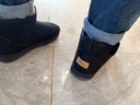 回力(Warrior)雪地靴男女鞋百搭加绒短筒靴子情侣保暖靴 1275 黑色 40 实拍图