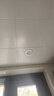 雷士（NVC） 筒灯LED高显色桶灯客厅吊顶天花灯过道嵌入式洞灯孔灯 Ra90大发光面-6W漆白暖白-孔75mm 实拍图
