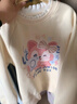 班尼路（Baleno）女童卫衣冬款2025木耳边洋气加绒加厚套头秋冬装衣服女孩上衣 实拍图