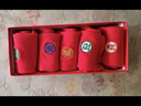 南极人红袜子男士袜子本命年大红马年纯棉新年礼物秋冬刺绣中筒袜礼盒装 实拍图