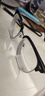 蔡司（ZEISS）镜片近视眼镜框男半框防蓝光辐射可配带散光度数眼睛女钛合金镜架 升级钛材 黑银 配蔡司视特耐1.67非球面 0-800度 实拍图