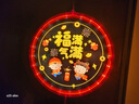 加仕高乔迁之喜装饰福字LED彩灯挂件霓虹灯窗贴灯节日氛围室内布置 实拍图