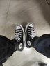 匡威（Converse）官方1970S男女高帮牛皮革休闲板鞋经典黑黑色A13863C A13863C 39.5 实拍图