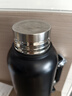 恩尔美（nRMEi） 保温壶杯316不锈钢男车载户外出便携大容量家用72小时暖热水壶瓶 黑色【316L抗菌内胆+壶套】2.5L 实拍图