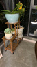 华观家居（Home Giving Furniture）多层实木花架阳台置物架室内花架子客厅落地式多肉绿萝花盆植物架 A款碳色带轮 实拍图