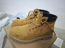 海澜之家HLA马丁靴男高帮男鞋户外大黄靴工装鞋子男HAAGZM4DAZ413 黄色40 实拍图