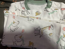 欧孕（OUYUN）全棉保暖内衣套装宝宝秋衣护肚春秋四季可用春夏 原始草原 100 cm【建议身高95cm-105cm】 实拍图