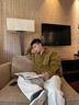明星同款演唱会白色牛仔裤男cleanfit高级感直筒2026春夏休闲裤子 白色 薄款 春夏 L 建议 131-150斤 实拍图