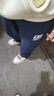 361°童装儿童针织加厚长裤男女童加绒保暖长裤冬季新款中大童裤子 可墨蓝-中性【加绒】 170 实拍图