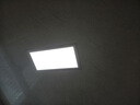 正泰（CHNT）集成吊顶灯LED平板灯厨卫灯面板灯铝扣板嵌入式天花厨房卫生间灯 【白光+铝材款】30*60cm 雾银24W 实拍图