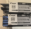 百乐（PILOT）BX-V5蓝色中性笔0.5mm直液式走珠笔签字笔小v5学生考试刷题水笔高颜值文具套装 12支 实拍图