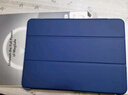 亿色适用iPad Air7/6/5/4保护套2024/25新款M3保护壳10.9/11英寸苹果平板电脑三折经典轻薄防摔壳蓝色 实拍图