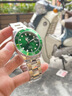 【经典绿水鬼】黑水鬼全新欧利时腕表瑞士认证机械腕表潜航者防水夜光经典时尚百搭酷型格 欧利时6650本绿绿水鬼机械表 实拍图