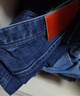 九牧王男裤牛仔裤秋季时尚丹宁弹力柔软轻肤舒适直筒牛仔裤男 实拍图